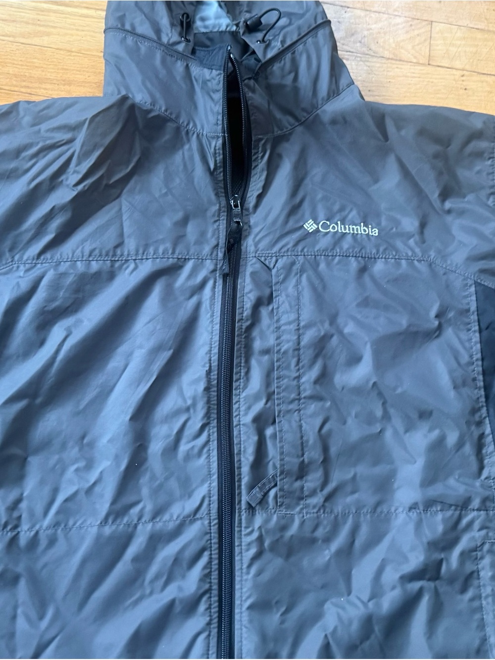 Columbia Kids Navy Hooded Rain Jacket